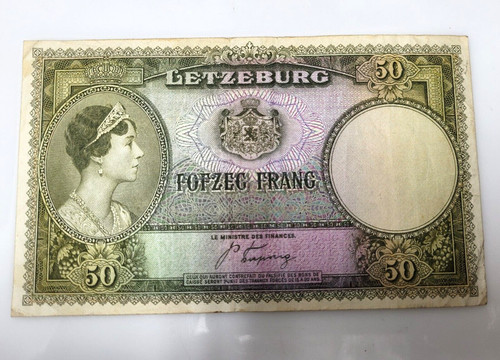 Banconota lussemburgo 46a - p-46a, 50