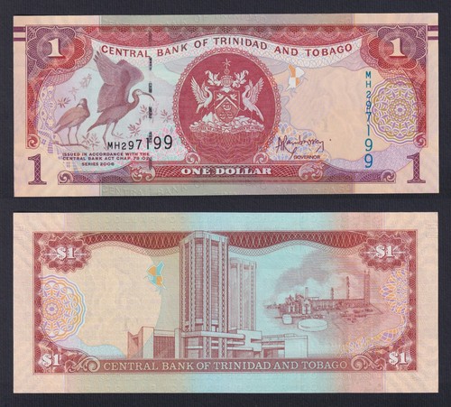Banconota trinidad and - trinidad,