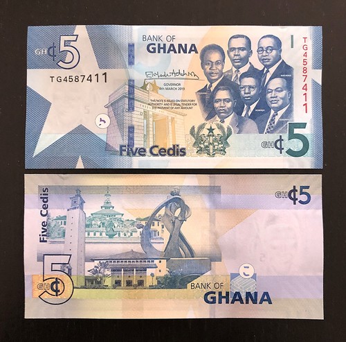 Ghana cedis 2019 unc - cedis, p-46a