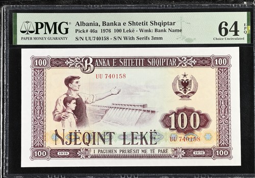 Albania 100 leke 1976 a - leke,