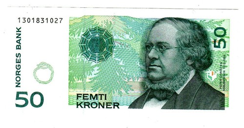Norvege norway billet - norway, 50