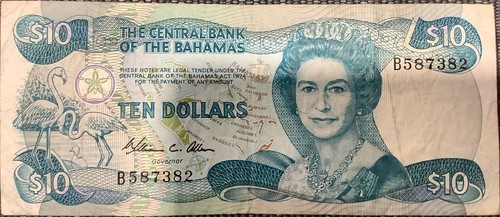 Bahamas dollari 1974 - bahamas,