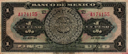 Messico p46a peso - messico,