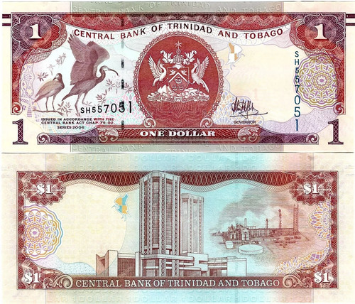 Banconota unc trinidad - trinidad, e