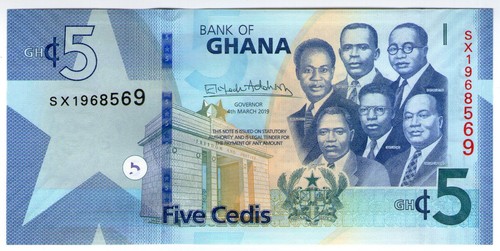 Ghana 5 cedis 2019 - ,