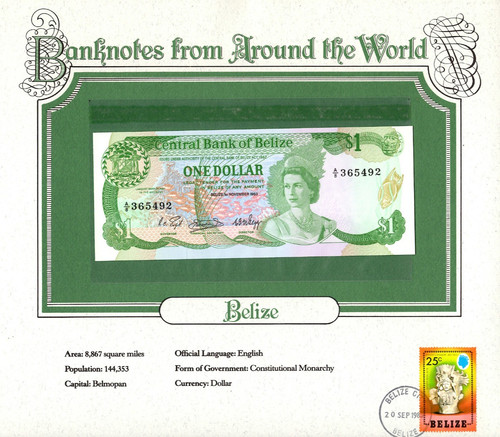 Banconote mondiali belize - banconote,