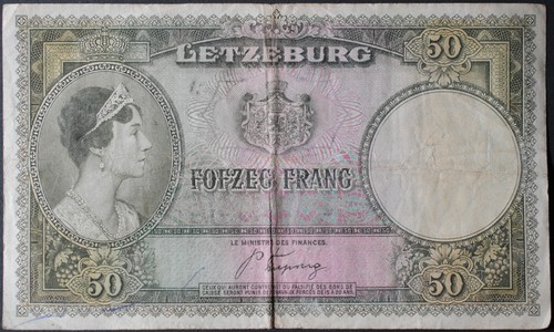 Lussemburgo p46a franchi vf - lussemburgo, 50