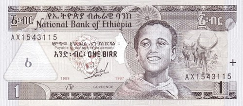 Etiopia ethiopia birr - etiopia, 1