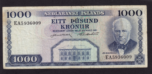 Islanda 1000 krónur 46a - islanda,